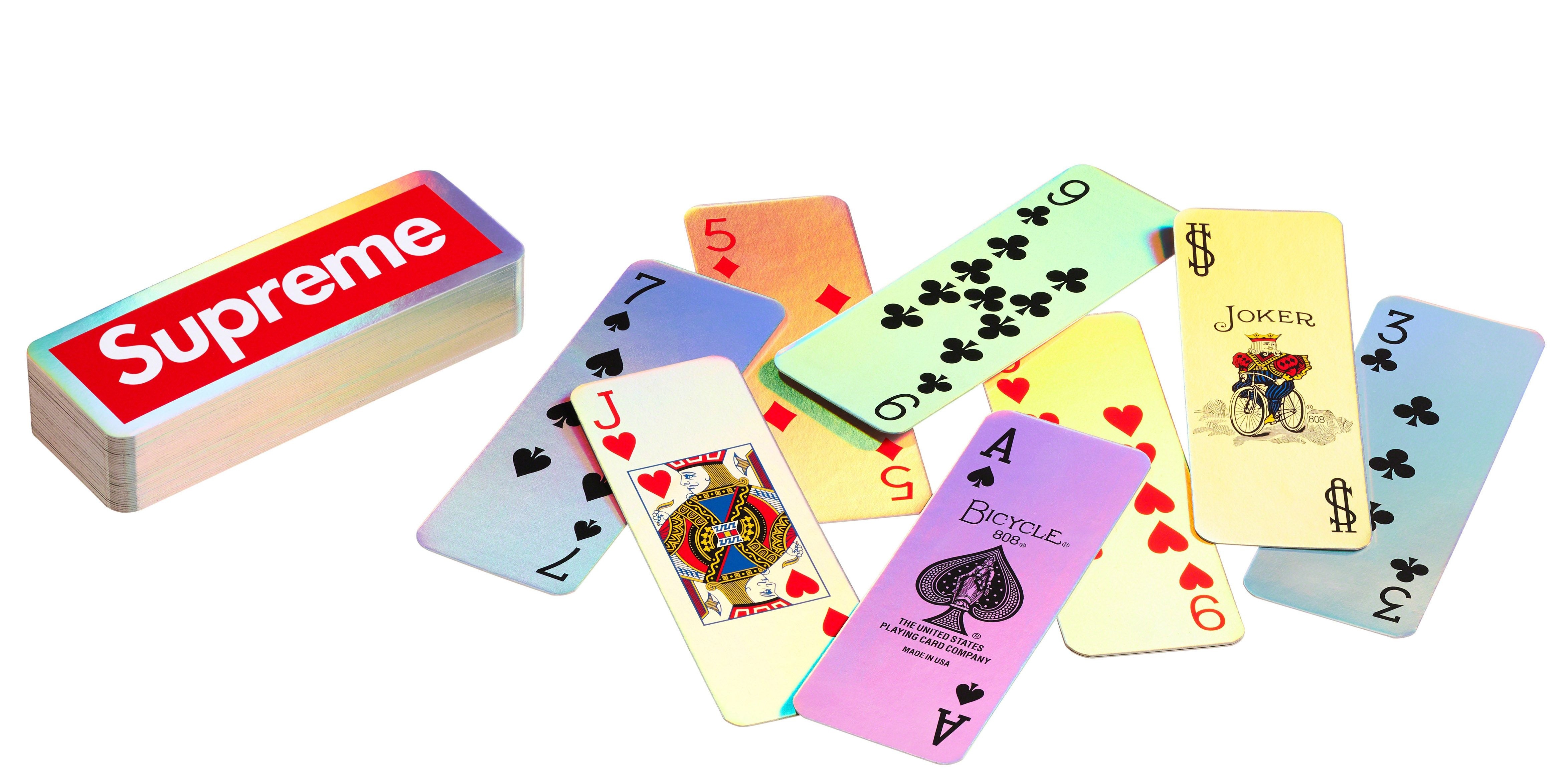Supreme®/Bicycle® Holographic Slice Cards view 3